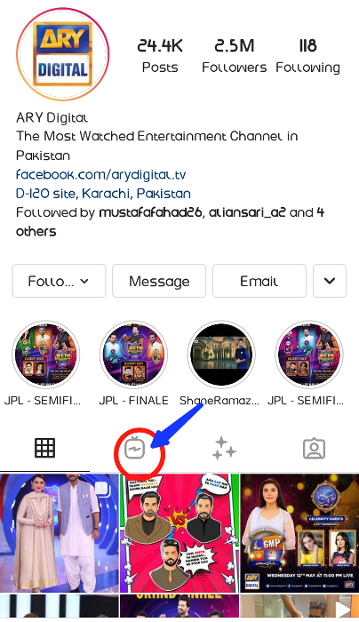 ahasave download IGTV step by step guide