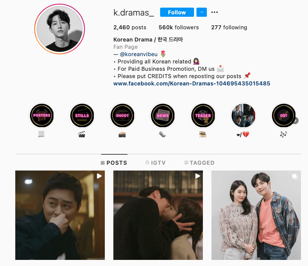 Top 5 K-Drama Accounts to Follow on Instagram
