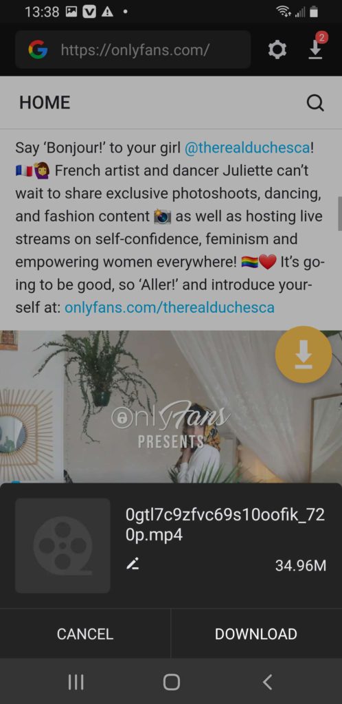 how to download onlyfans videos