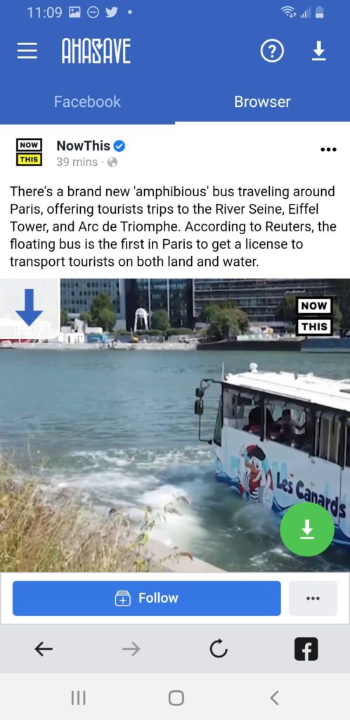download Facebook videos from NowThis