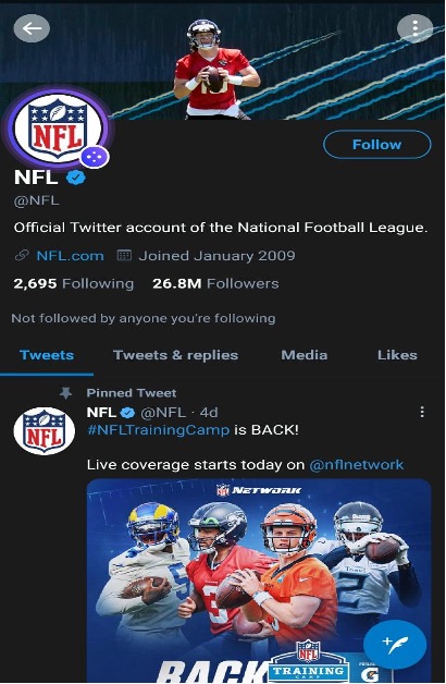 7 NFL Twitter Accounts to Follow