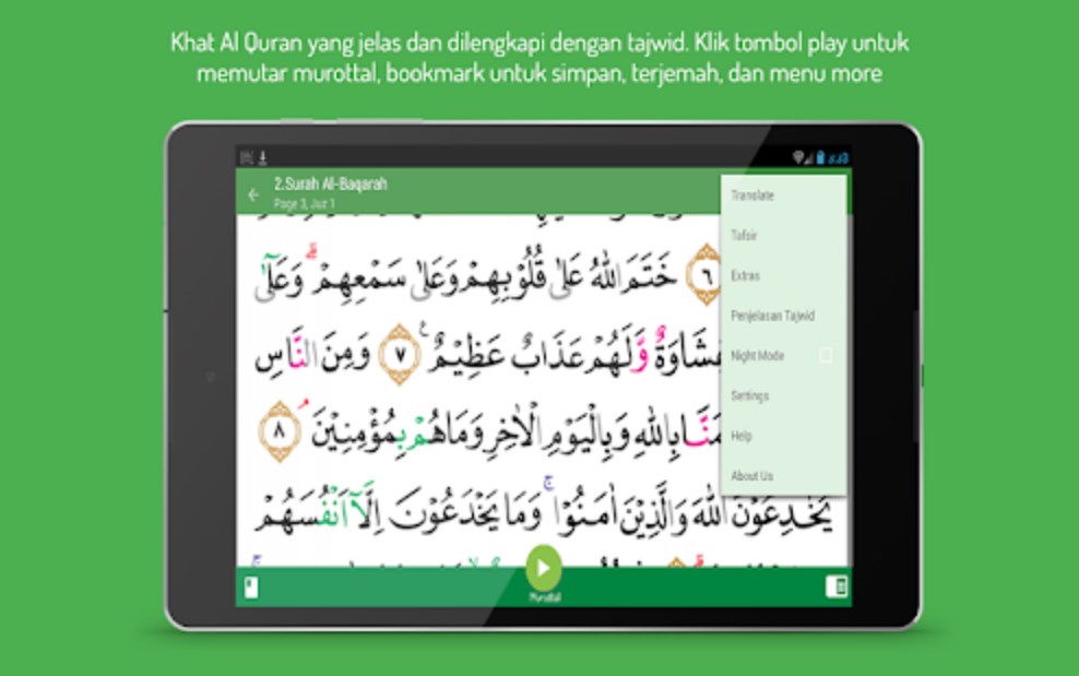 Quran-tajwid app untuk puasa senin