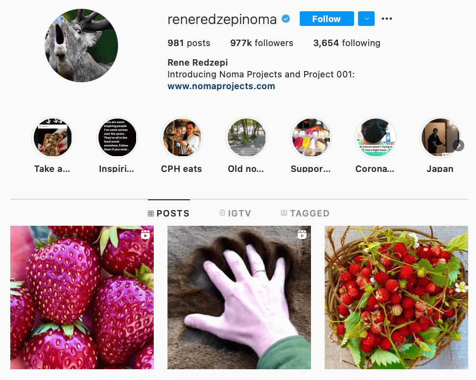 Best Instagram Chefs for Free Cooking Tips And Tutorials Rene Redzepi Noma-  @reneredzepinoma