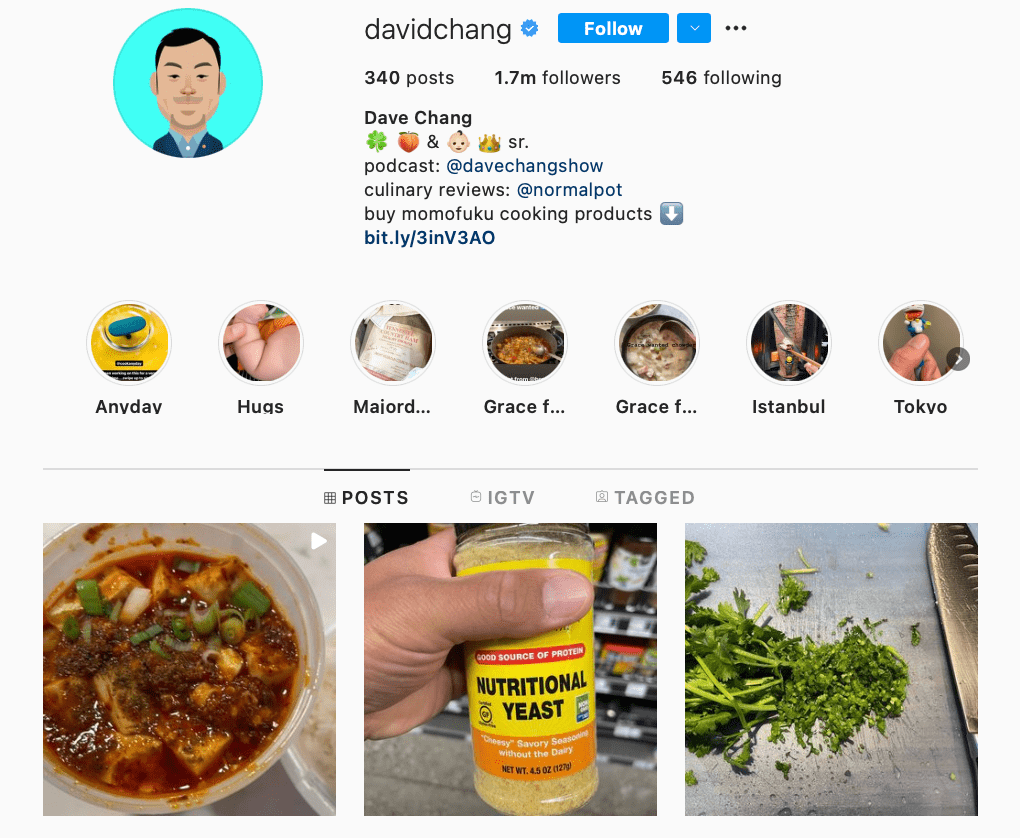 Best Instagram Chefs for Free Cooking Tips And Tutorials David Chang- @davidchang