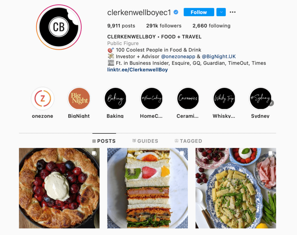 Best Instagram Chefs for Free Cooking Tips And Tutorials Clerkenwell Boy- @clerkenwellboyec1