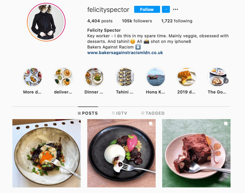 Best Instagram Chefs for Free Cooking Tips And Tutorials Felicity Spector-  @felicityspector
