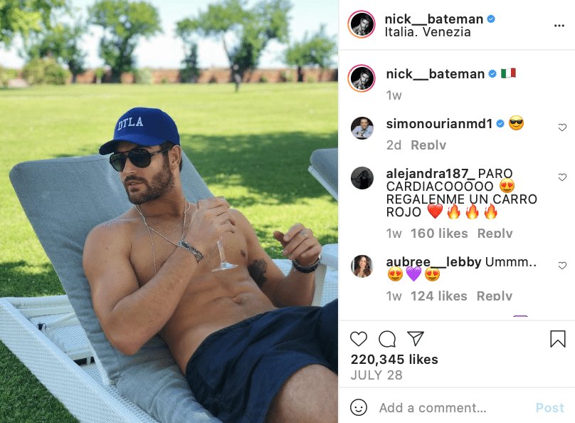 Top 10 Hot Guys And Sexy Men on Instagram Nick Bateman