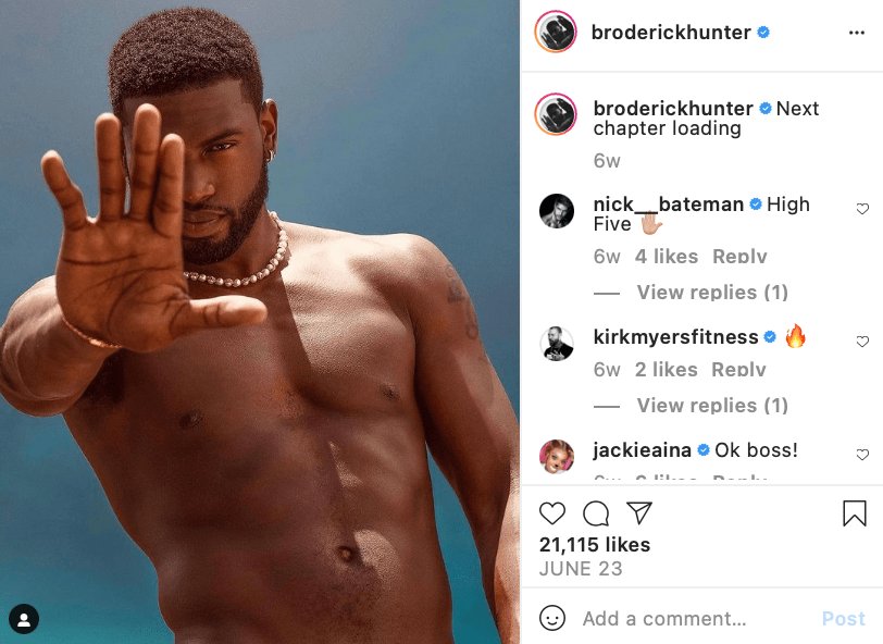 Top 10 Hot Guys And Sexy Men on Instagram Broderick hunter