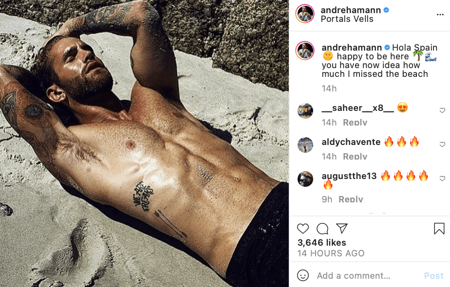 Top 10 Hot Guys And Sexy Men on Instagram Andre Hamann