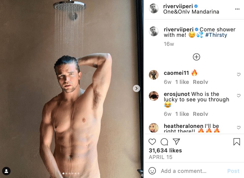 Top 10 Hot Guys And Sexy Men on Instagram River Viiperi