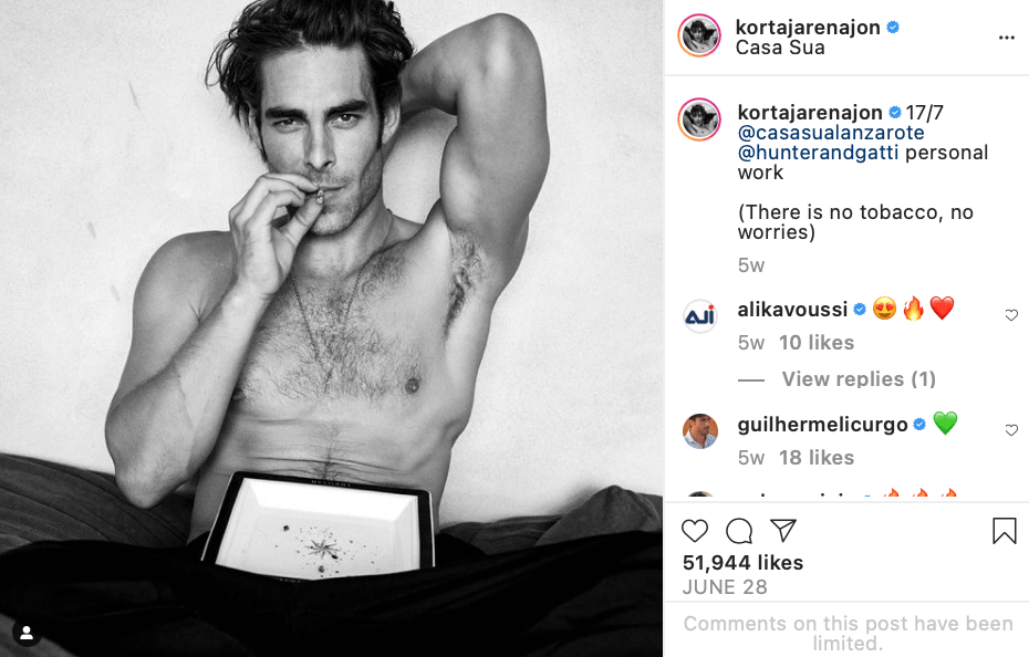 Top 10 Hot Guys And Sexy Men on Instagram Jon Kortajarena