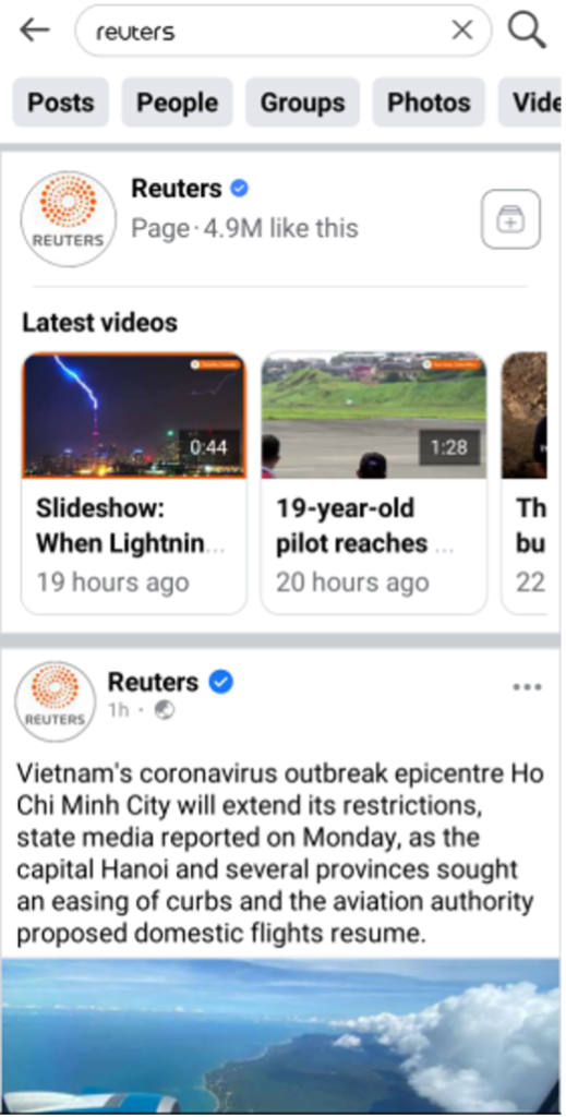 download videos from Reuters Facebook homepage reuters