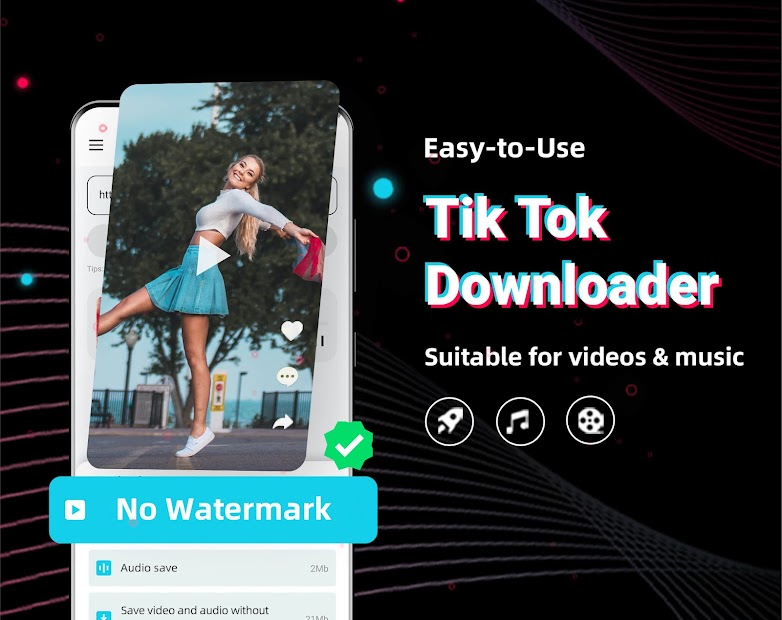 etm free tiktok downloader with no watermark android