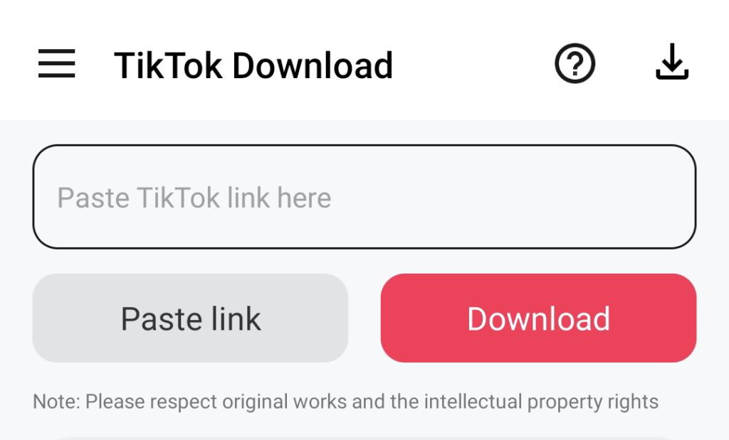 tiktok Video download