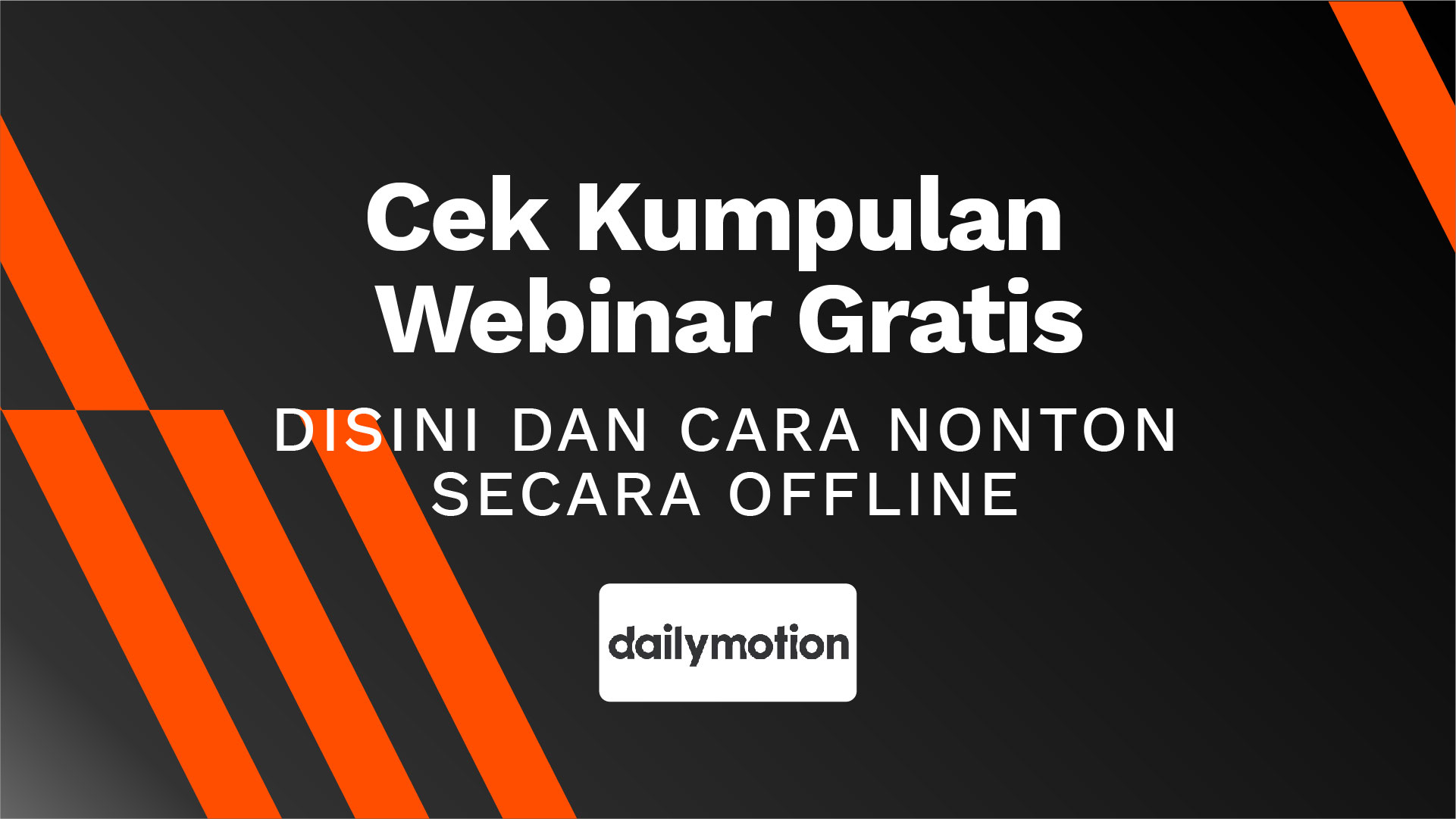 Cek Kumpulan Webinar Gratis di Sini dan Cara Nonton Secara Offline